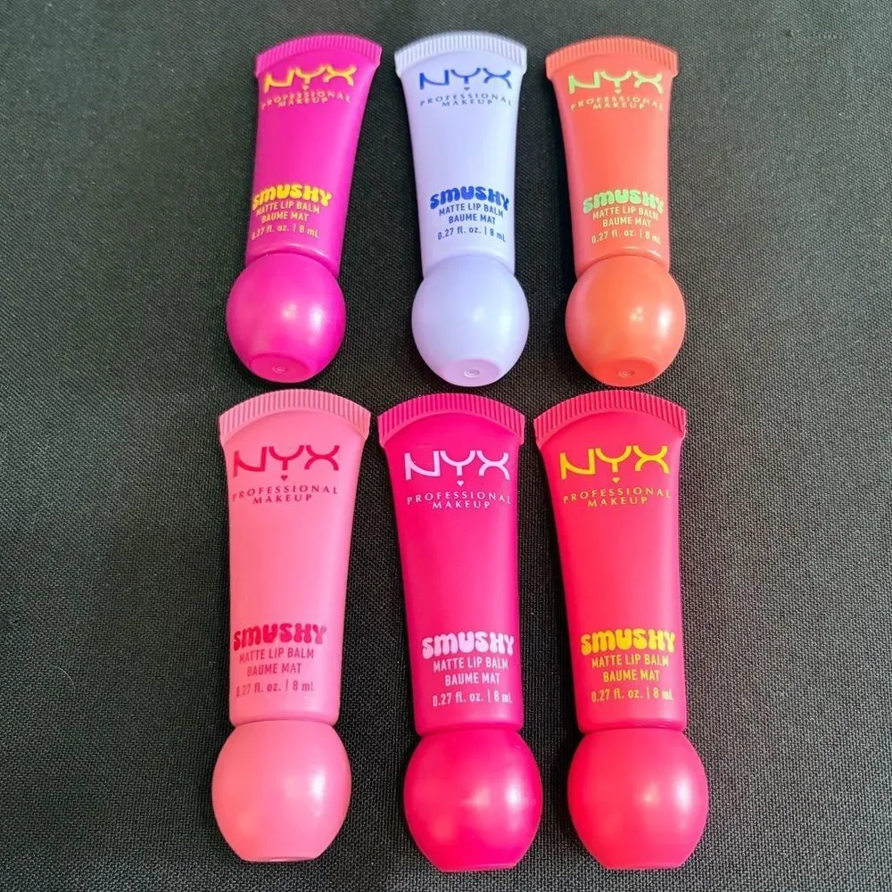🦋 NYX 12 SILLY SIPPIN' Smushy Matte Lip Balm New FullSz